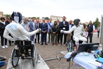 VISITA MINISTRO ABODI FERRARA SPORT FESTIVAL