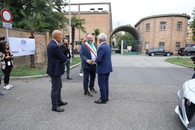 VISITA MINISTRO ABODI FERRARA SPORT FESTIVAL