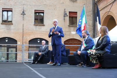 VISITA MINISTRO ABODI FERRARA SPORT FESTIVAL
