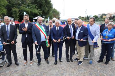 VISITA MINISTRO ABODI FERRARA SPORT FESTIVAL