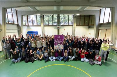 ANTROPOVA E LEONARDI IN VISITA LICEO COURMAYEUR