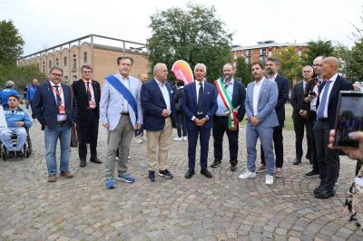 VISITA MINISTRO ABODI FERRARA SPORT FESTIVAL