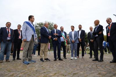 VISITA MINISTRO ABODI FERRARA SPORT FESTIVAL