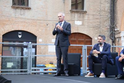 VISITA MINISTRO ABODI FERRARA SPORT FESTIVAL