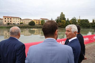 VISITA MINISTRO ABODI FERRARA SPORT FESTIVAL