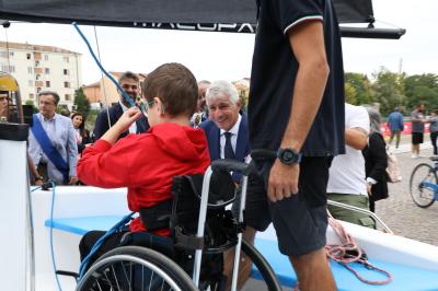 VISITA MINISTRO ABODI FERRARA SPORT FESTIVAL
