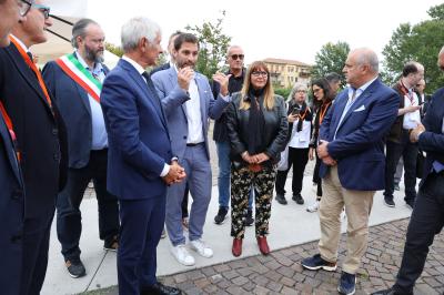 VISITA MINISTRO ABODI FERRARA SPORT FESTIVAL