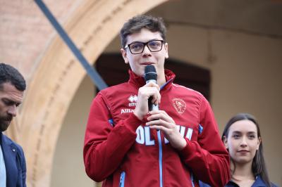 VISITA MINISTRO ABODI FERRARA SPORT FESTIVAL