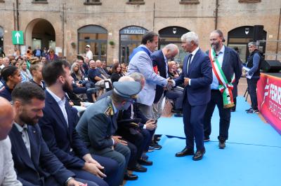 VISITA MINISTRO ABODI FERRARA SPORT FESTIVAL