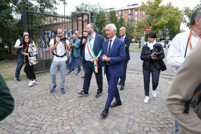 VISITA MINISTRO ABODI FERRARA SPORT FESTIVAL