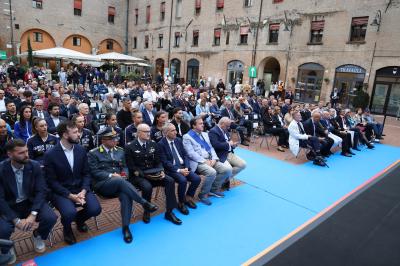 VISITA MINISTRO ABODI FERRARA SPORT FESTIVAL