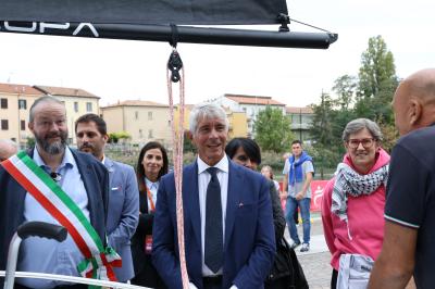 VISITA MINISTRO ABODI FERRARA SPORT FESTIVAL