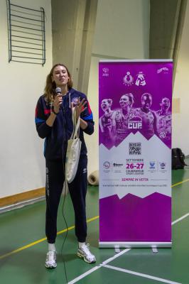 ANTROPOVA E LEONARDI IN VISITA LICEO COURMAYEUR