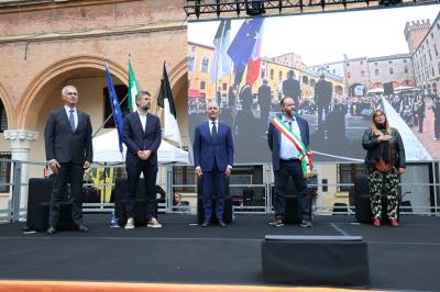 VISITA MINISTRO ABODI FERRARA SPORT FESTIVAL