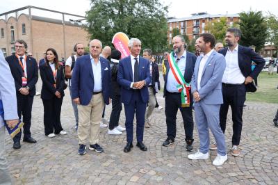 VISITA MINISTRO ABODI FERRARA SPORT FESTIVAL