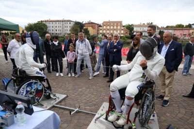 VISITA MINISTRO ABODI FERRARA SPORT FESTIVAL