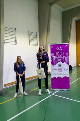 ANTROPOVA E LEONARDI IN VISITA LICEO COURMAYEUR