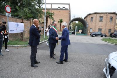 VISITA MINISTRO ABODI FERRARA SPORT FESTIVAL