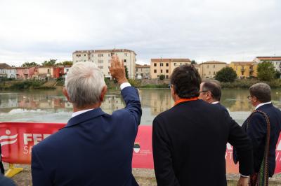 VISITA MINISTRO ABODI FERRARA SPORT FESTIVAL