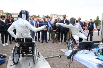VISITA MINISTRO ABODI FERRARA SPORT FESTIVAL
