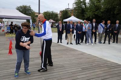 VISITA MINISTRO ABODI FERRARA SPORT FESTIVAL