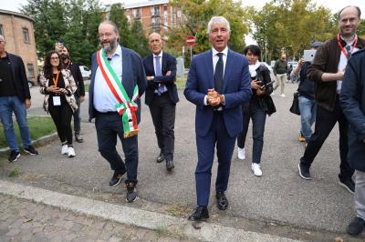 VISITA MINISTRO ABODI FERRARA SPORT FESTIVAL
