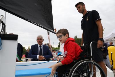 VISITA MINISTRO ABODI FERRARA SPORT FESTIVAL