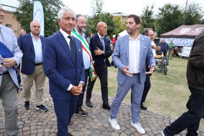 VISITA MINISTRO ABODI FERRARA SPORT FESTIVAL