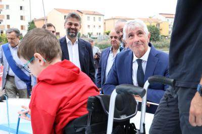 VISITA MINISTRO ABODI FERRARA SPORT FESTIVAL