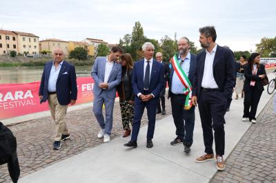 VISITA MINISTRO ABODI FERRARA SPORT FESTIVAL