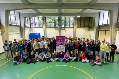 ANTROPOVA E LEONARDI IN VISITA LICEO COURMAYEUR