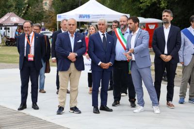 VISITA MINISTRO ABODI FERRARA SPORT FESTIVAL