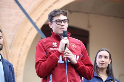 VISITA MINISTRO ABODI FERRARA SPORT FESTIVAL