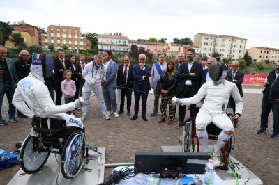 VISITA MINISTRO ABODI FERRARA SPORT FESTIVAL