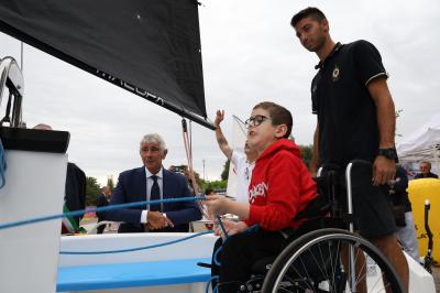 VISITA MINISTRO ABODI FERRARA SPORT FESTIVAL