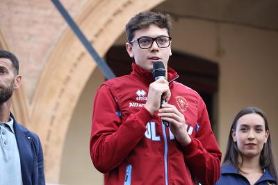 VISITA MINISTRO ABODI FERRARA SPORT FESTIVAL