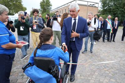 VISITA MINISTRO ABODI FERRARA SPORT FESTIVAL