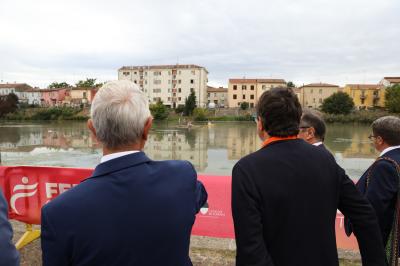 VISITA MINISTRO ABODI FERRARA SPORT FESTIVAL