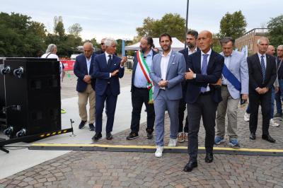 VISITA MINISTRO ABODI FERRARA SPORT FESTIVAL