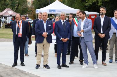 VISITA MINISTRO ABODI FERRARA SPORT FESTIVAL