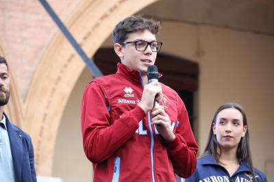 VISITA MINISTRO ABODI FERRARA SPORT FESTIVAL