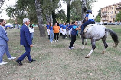 VISITA MINISTRO ABODI FERRARA SPORT FESTIVAL