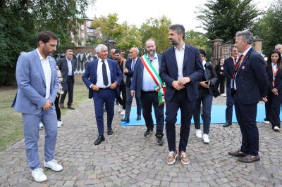 VISITA MINISTRO ABODI FERRARA SPORT FESTIVAL