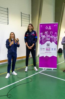 ANTROPOVA E LEONARDI IN VISITA LICEO COURMAYEUR
