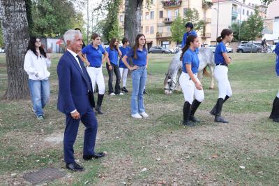 VISITA MINISTRO ABODI FERRARA SPORT FESTIVAL