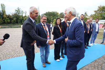 VISITA MINISTRO ABODI FERRARA SPORT FESTIVAL
