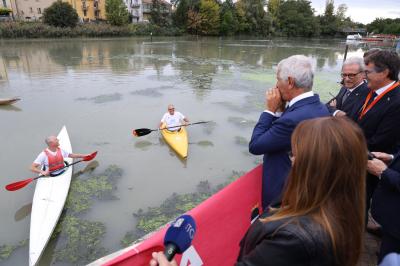 VISITA MINISTRO ABODI FERRARA SPORT FESTIVAL