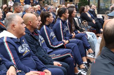 VISITA MINISTRO ABODI FERRARA SPORT FESTIVAL