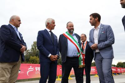 VISITA MINISTRO ABODI FERRARA SPORT FESTIVAL