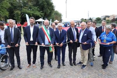 VISITA MINISTRO ABODI FERRARA SPORT FESTIVAL